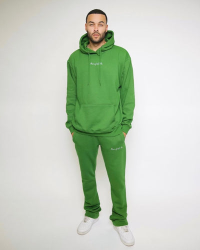 *LIMITED* MANIFEST FLARED PANTS - FOREST GREEN