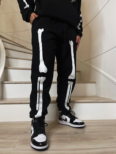 GLOW IN THE DARK SKELETON JOGGERS